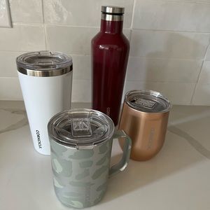 Corkcicle Bundle - Coffee Mugs, Wine Cup, Thermos,